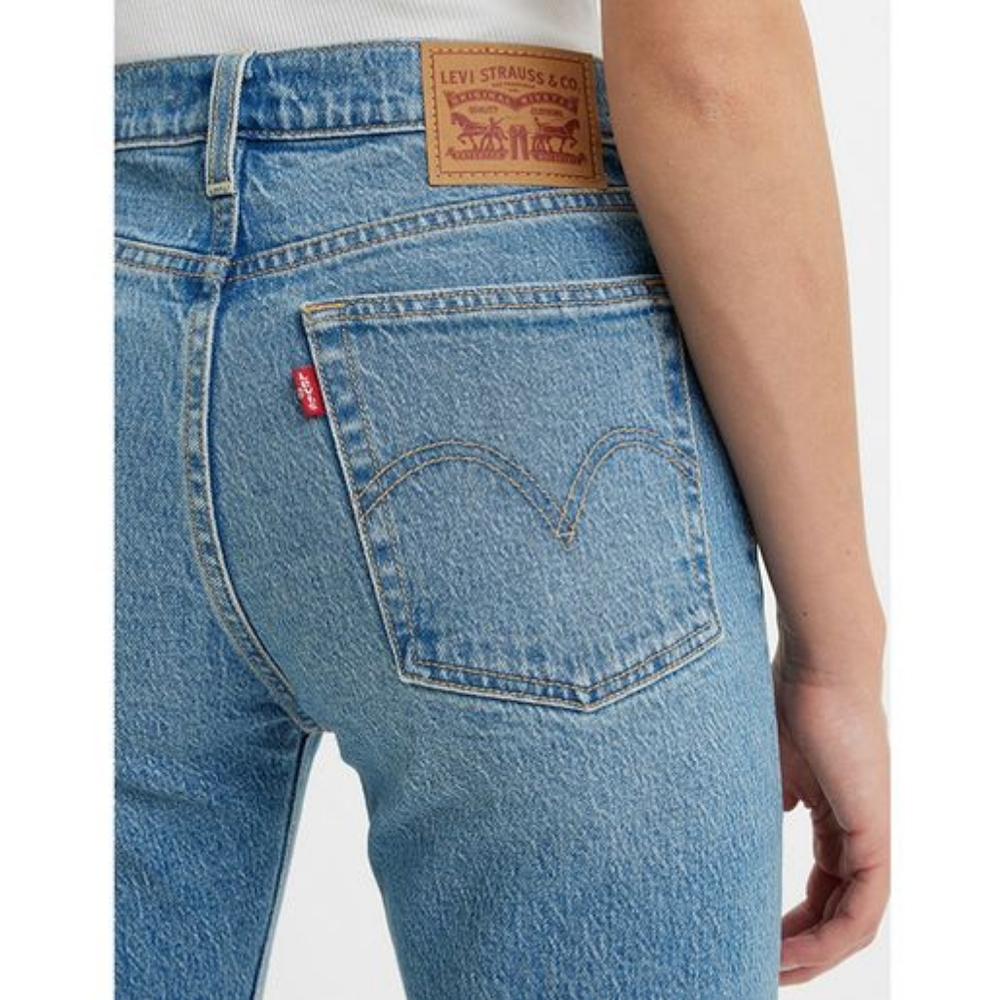 Levi's Button Fly Wedgie Straight Leg Jeans Classic Style